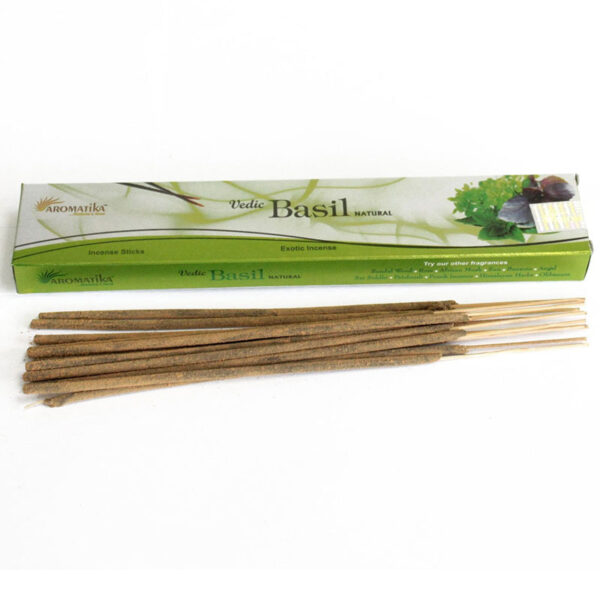Vedic Basil természetes védikus Bazsalikom prémium füstölő