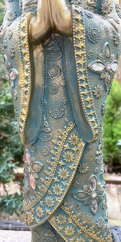 Álló Buddha szobor gyönyörű 55 cm magas - Image 3