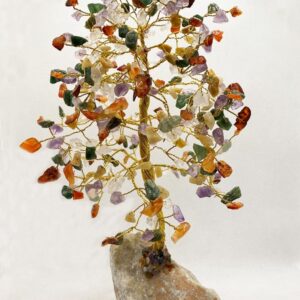 Mix Szerencsefa/Életfa Féldrágakő ásványfa 320 köves