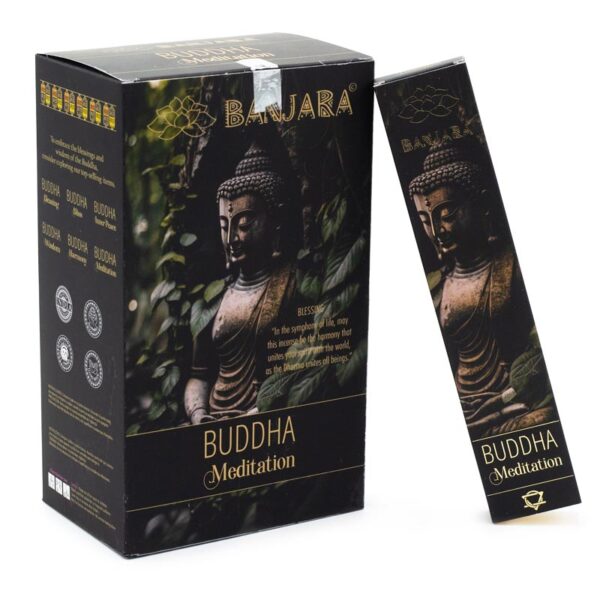 Banjara Buddha füstölőcsalád - Meditáció (Meditation) természetes prémium füstölő