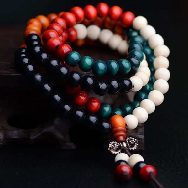 Buddhista mala 108 szemes (8 mm-es szemekkel)