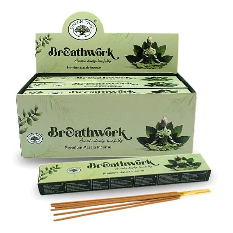 Green Tree Breathwork természetes prémium füstölő