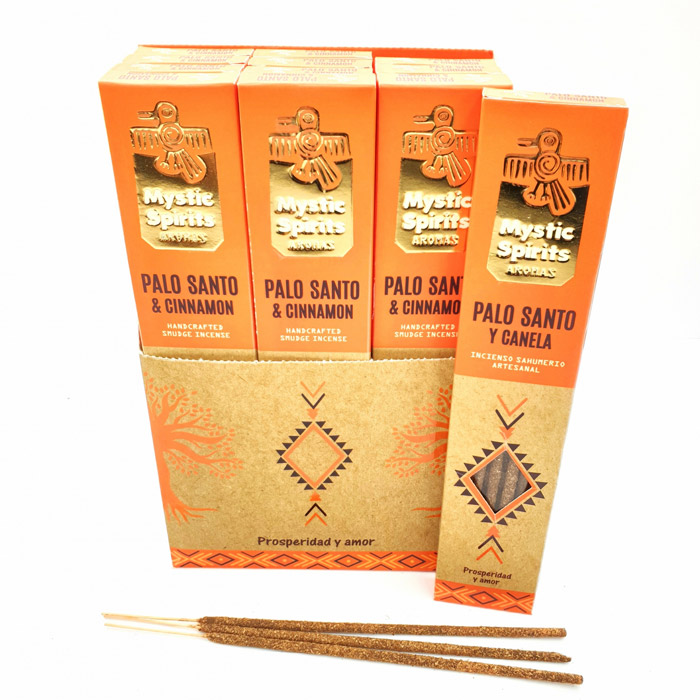 Mystic Spirits Palo Santo & Cinnamon természetes prémium füstölő