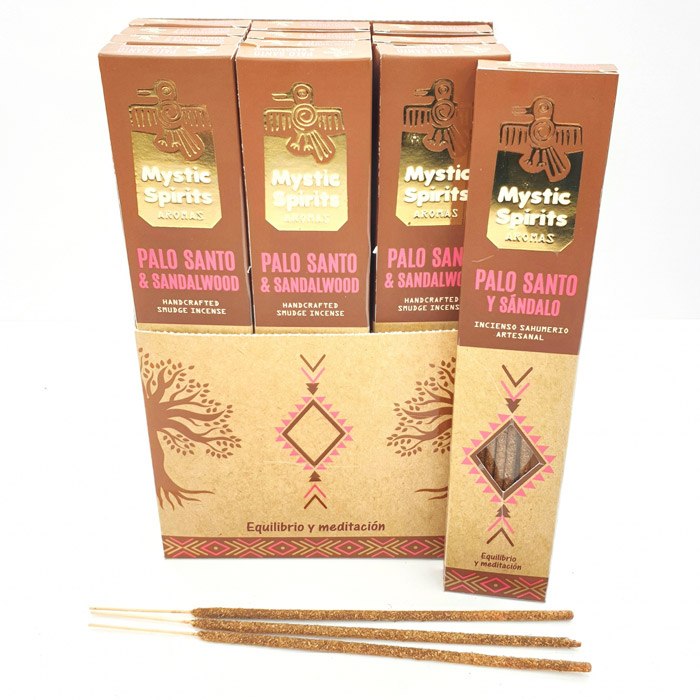 Mystic Spirits Palo Santo & Sandalwood természetes prémium füstölő