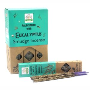 Namaste India Earth sorozat: Palo Santo és Eucalyptus prémium füstölő