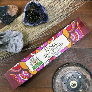 Namaste India Rose with Vanilla prémium füstölő