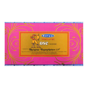 Satya Natural Rose természetes rózsa illatú füstölő