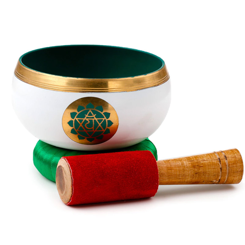 Szívcsakra hangtál ütővel és alátéttel