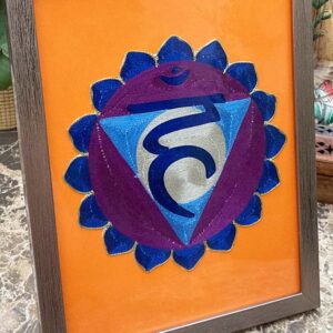 Egyedi 5. (torokcsakra) csakra cérnakép