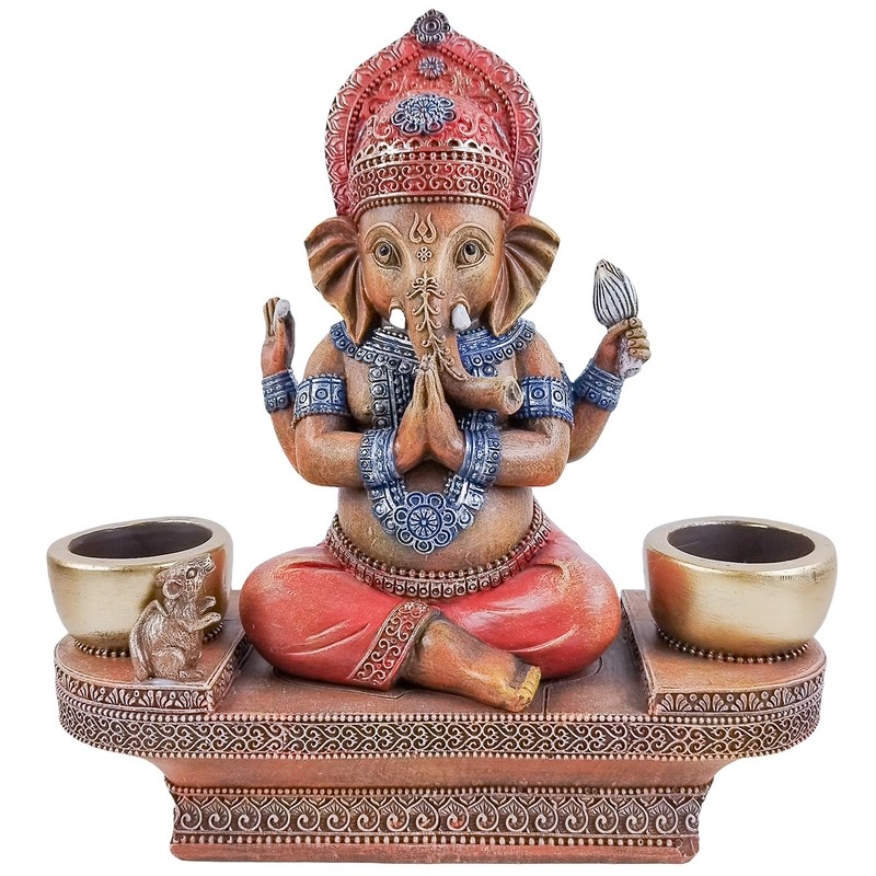 Mécsestartós Ganésa szobor 23 cm magas