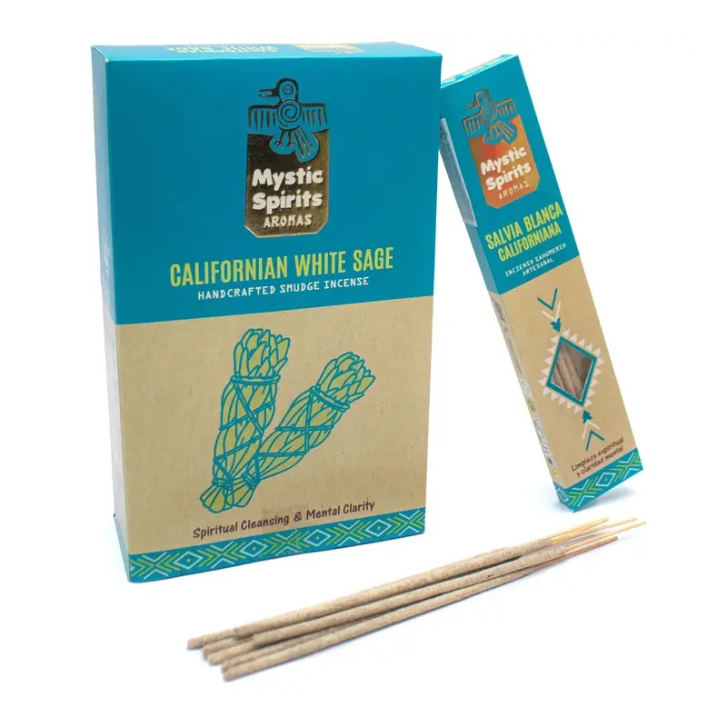 Mystic Spirits Californian White Sage Fehér Zsálya természetes prémium füstölő