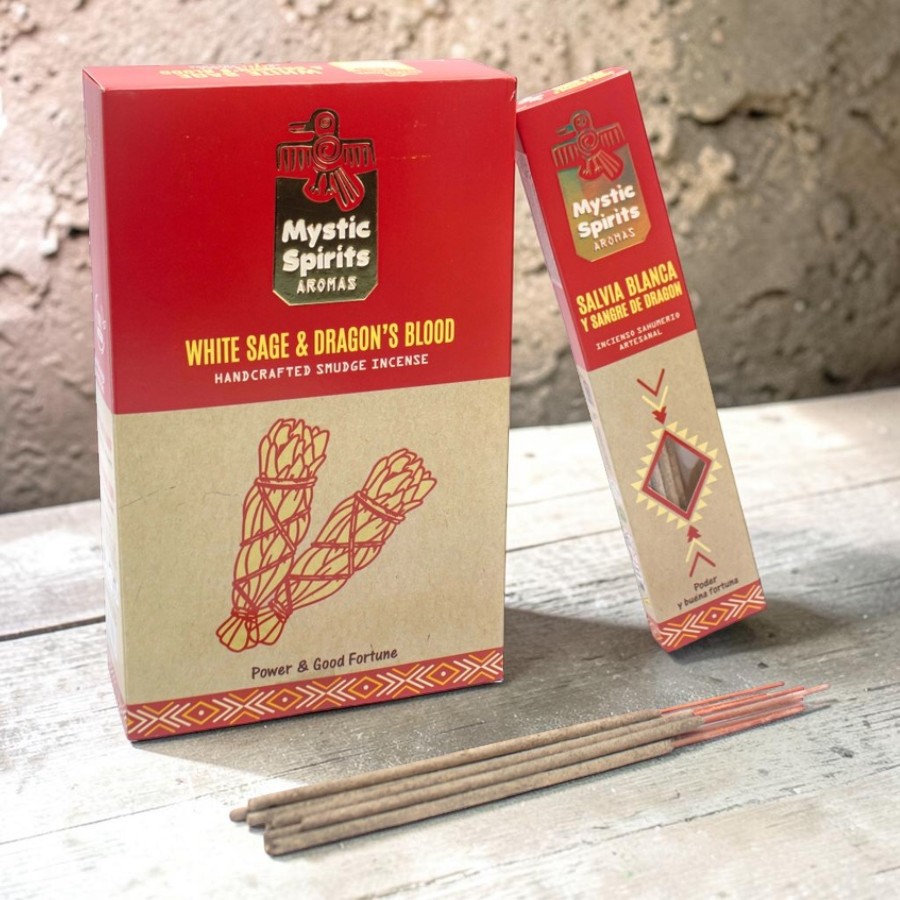 Mystic Spirits White Sage & Dragons Blood természetes prémium füstölő